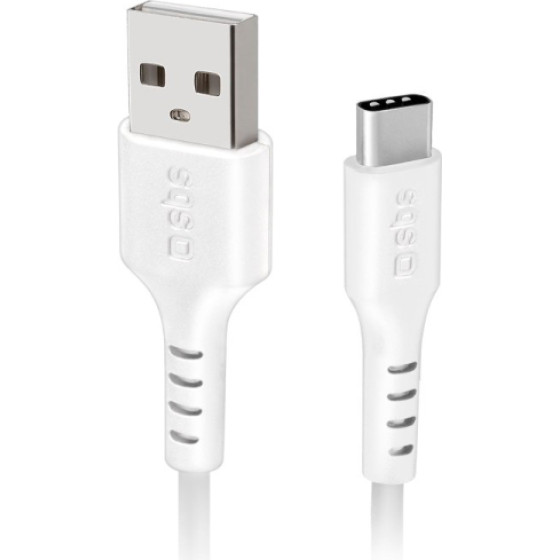 SBS Data Cable Type C 1.5m White - (CABLEMICROC15W)