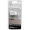 SBS Ekon By Adsl Filter RJ11 1m Cable White - (ECTEFIXADSLFIL)
