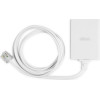 SBS Ekon By Adsl Filter RJ11 2 x RJ11 1m Cable White - (LFIXADSL10RJ11)