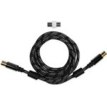 SBS Ekon By Antenna Coax Cable 120dB 1.8 gold-Plated Black - (ECAN18MECOMFW)