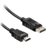 SBS Ekon By Displayport Cable V2.0 To Hdmi 1.8m 4K - (ITHDMIDPORT18K)