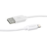SBS Evenergy By Data Cable Mfi Usb To Lightning 1m White - (ECPKCABLIGW)