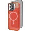 SBS Fluo Neon Iphone 14 Pro Orange Backcover - (VCFLMSIP1461PO)