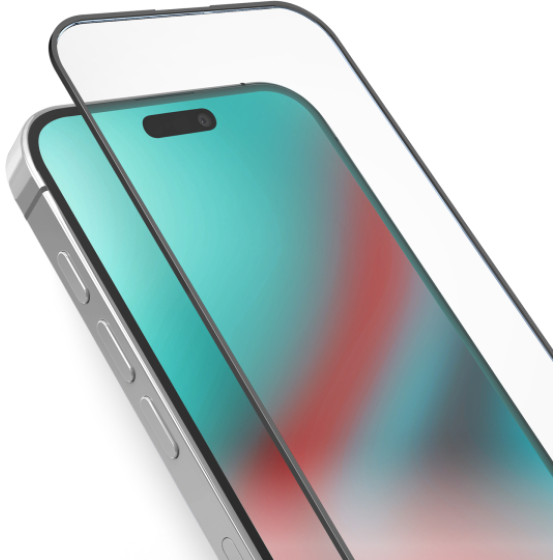 SBS Full Tempered Glass Iphone 15 Pro Max Black - (SCRFCIP1567P)