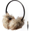 SBS Handsfree Stereo Earset 3.5 Jack Fur - (HEADPHONEFURW)