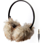 SBS Handsfree Stereo Earset 3.5 Jack Fur - (HEADPHONEFURW)