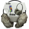 SBS Handsfree Stereo Earset 3.5 Jack Fur - (HEADPHONEFURW)
