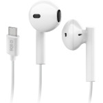 SBS Handsfree Stereo Earset Type C Connector Studio Mix 65C White - (EARTYCAPW)