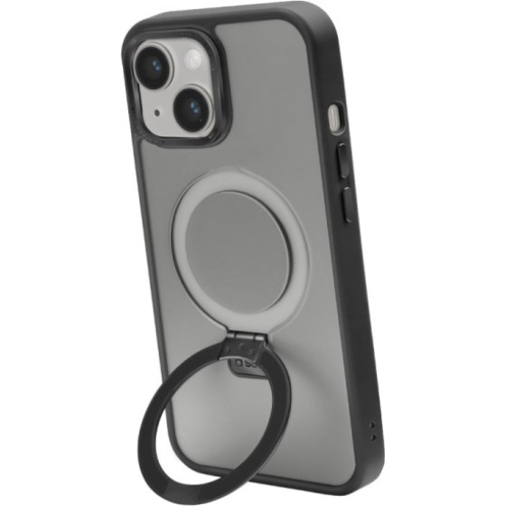 SBS Mag Stand Iphone 15 Black Backcover - (GCOVSTIP1561K)