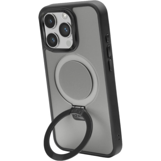 SBS Mag Stand Iphone 15 Pro Max Black Backcover - (GCOVSTIP1567PK)