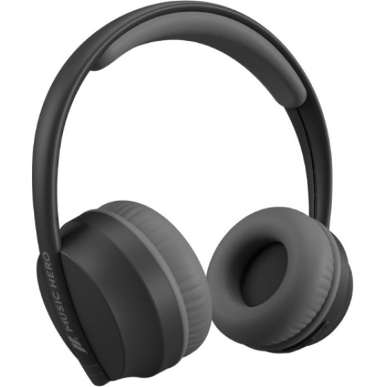 SBS Music Hero Skidup Wireless Headphone Black - (MHHEADFLICKBTK)