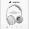 SBS Music Hero Skidup Wireless Headphone White - (MHHEADFLICKBTW)