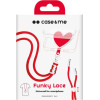 SBS Neck Strap Heart Shaped For Smartphones Red - (UNILACEHEART2)