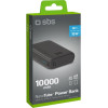 SBS Powerbank 10000 Mah Nanotube 2 Ports Pd 10W Black - (BB10000MINIK)