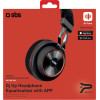 SBS Premium Dj Up Wireless Headphones Black Red - (THEADPHONEDJUP)