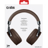 SBS Premium Wireless Slide Headphones Brown - (THEADPHONEBTS)