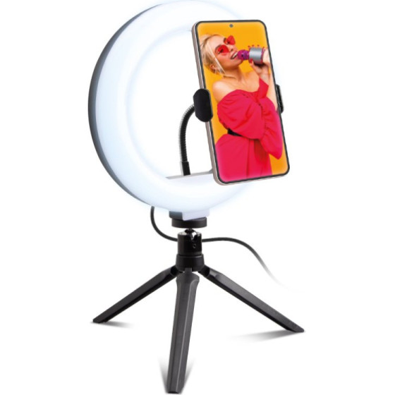 SBS Ring Light 20cm Tripod - (SELFIERINGCLIP)