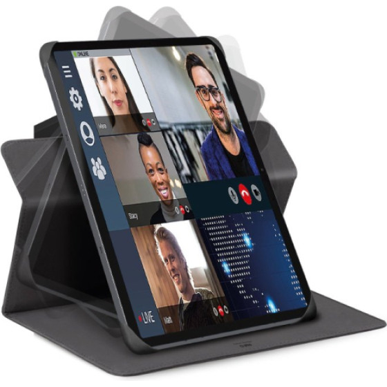 SBS Tablet Universal Rotating Book Case Up To 11' Black - (BOOKUNROT10K)