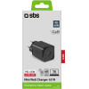 SBS Travel Charger Pd 45W Gan Black - (TRGAN1C45W)