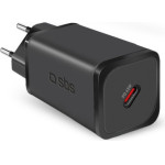 SBS Travel Charger Pd 65W Gan Black - (TRGAN1C65W)