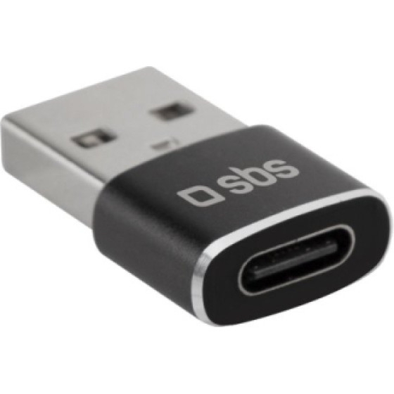 SBS Usb To Type C Adapter Black - (ADAPTUSBTC)