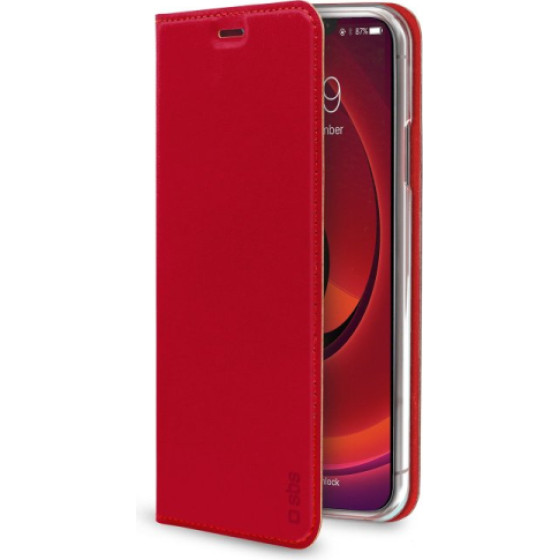 SBS Wallet Lite Book Case Iphone 11 Red - (BKLITEIP6119R)