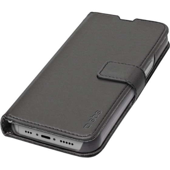 SBS Wallet Stand Book Iphone 15 Plus / 14 Plus Black - (BKWALIP1567K)