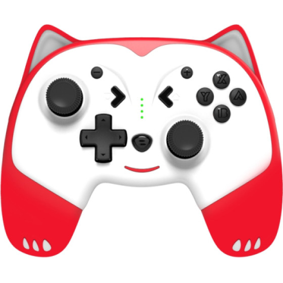 Spirit Of Gamer Sog Mia Gamepad Wireless Controller Nintendo Switch Black Red - (SOG-BTGPS3)