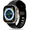 Tech-Protect Replacment Band Icon Line For Apple Watch 4 / 5 / 6 / 7 / Se (38 / 40 / 41 MM) Black - (TPRBILAW4B)