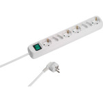 Vivanco 8WAy (4XSchuko, 4XEuro) ��������� 1.4m White - (62328)