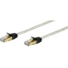 Vivanco CAT6 Utp Network Ethernet Cable RJ45 5m Gold Contacts Transparent - (45302)