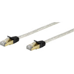 Vivanco CAT6 Utp Network Ethernet Cable RJ45 5m Gold Contacts Transparent - (45302)