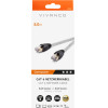 Vivanco CAT6 Utp Network Ethernet Cable RJ45 5m Gold Contacts Transparent - (45302)