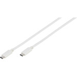 Vivanco Data Cable Type C To Type C 1m White - (A39641)