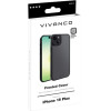 Vivanco Frosted Cover Camera Protection Iphone 15 Plus Semi transparent/Black Backcover - (63913)