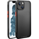 Vivanco Frosted Cover Iphone 14 Plus Semi transparent/Black Backcover - (63487)