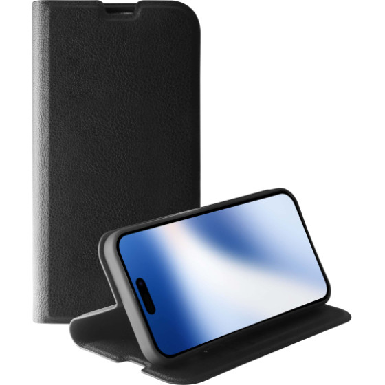 Vivanco Premium Wallet Book Case Iphone 15 Pro Black - (63895)