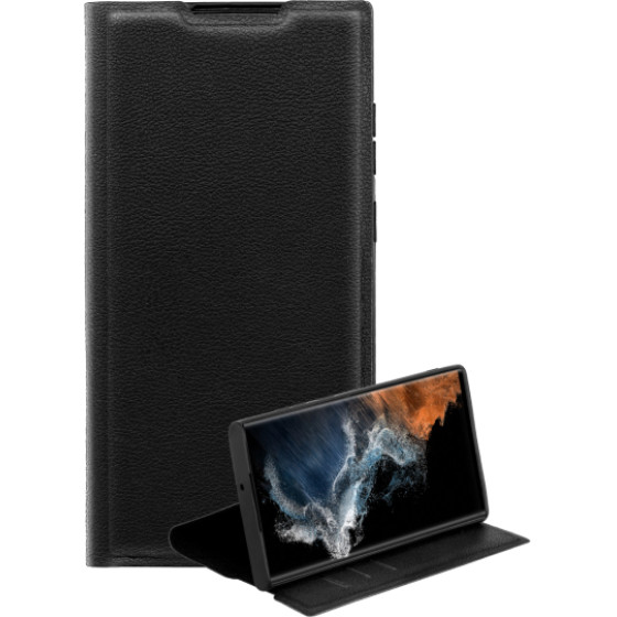 Vivanco Premium Wallet Book Case Samsung S23 Ultra Black - (63514)