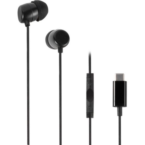 Vivanco Stereo Handsfree With Type C Plug Black - (61752)