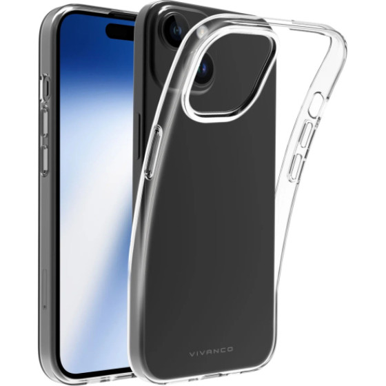 Vivanco Super Slim Case Iphone 15 Transparent Backcover - (63892)