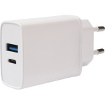 Vivanco Travel Charger 2 Ports 20W Pd 3.0 Qc 3.0 White - (62401)