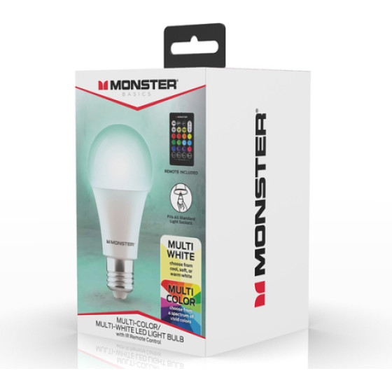 Monster Illuminessence Smart Lamp Led A19 E27 Ir Led - (MLB71046WW)