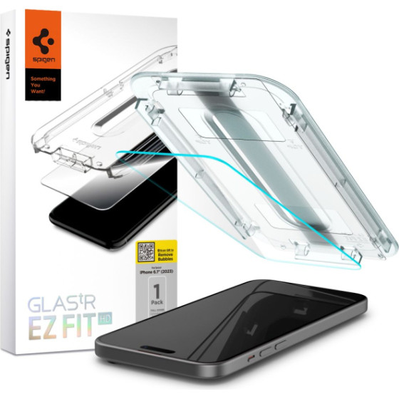 Spigen Ez Fit Tempered Glass Iphone 15 Plus - (AGL06887)