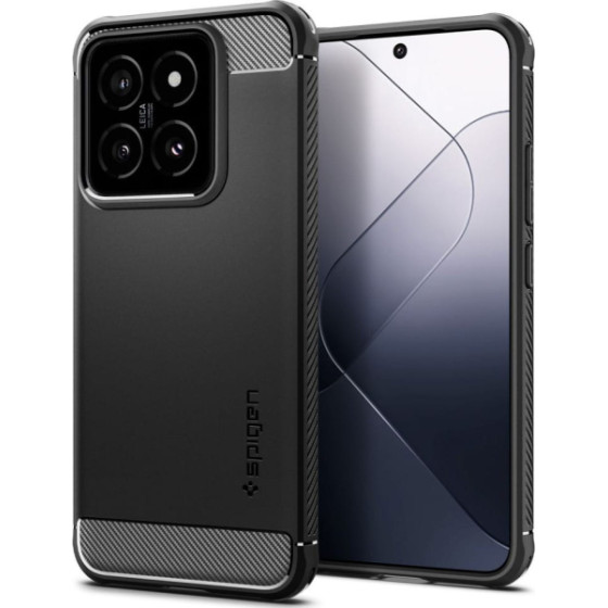 Spigen Rugged Armor Xiaomi 14 Black Backcover - (ACS07422)