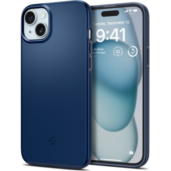 Spigen Thin Fit Iphone 15 Blue Backcover - (ACS06777)