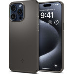 Spigen Thin Fit Iphone 15 Pro Gunmetal Backcover - (ACS06687)