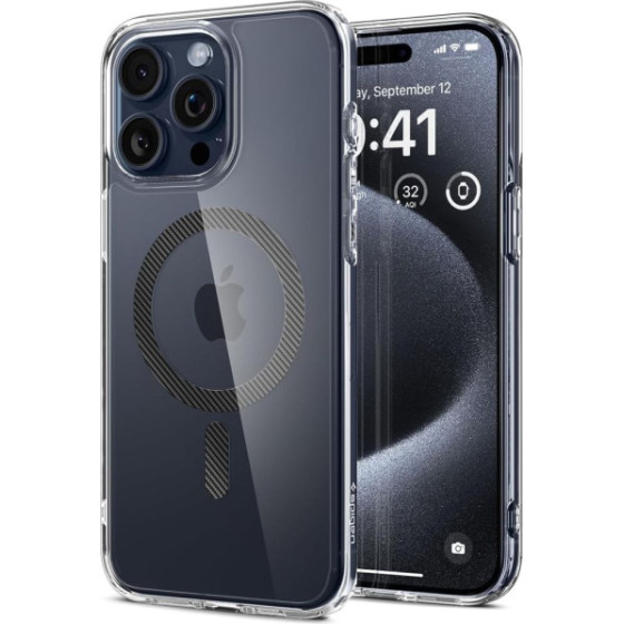 Spigen Ultra Hybrid Mag Magsafe Iphone 15 Pro Max Carbon Backcover - (ACS06578)