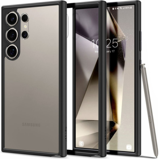 Spigen Ultra Hybrid Samsung S24 Ultra Matte Black Backcover - (ACS07295)