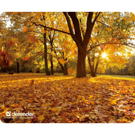 Defender Mousepad Silk Nature 230x190x1.6mm (Autumn FOREST) - (50707-04)