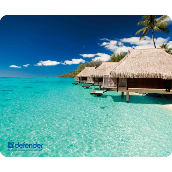 Defender Mousepad Silk Nature 230x190x1.6mm (BANGALOWS) - (50707-02)